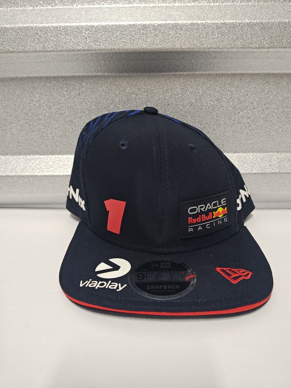New Era 9FIFTY Snapback Medium-Large Navy Oracle Red Bull Racing Hat